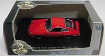 1/43 ポルシェ 911 カレラ RS 2.7L 赤 1973 絶版品 PORSCHE 1973 Carrera RS 2.7L Red 送料込 _画像2