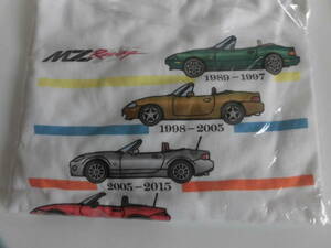 MZ レーシング Always ロードスター Tシャツ 1 ホワイト Lサイズ 絶版品 未使用品 NA NB NC ND MZ Racing Always Roadster Tee 送料込