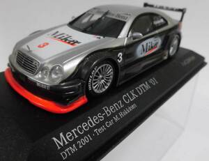 1/43 メルセデス ベンツ CLK DTM #3 ミカ ハッキネン 2001 ウエスト カラー テストカー 絶版品 送料込