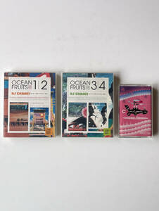 DJ KOMORI OCEAN FRUITS 1&2,3&4 ,DJ RUKA AFRODISIAC ミックスカセットテープ、5本セット