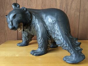 彫刻家 瀧口政満 木彫り熊 アイヌ彫刻 送料無料