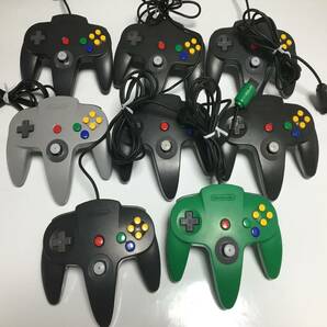 Nintendo 64 ニンテンドー 64 コントローラー まとめ売り 動作未確認・現状品の画像1