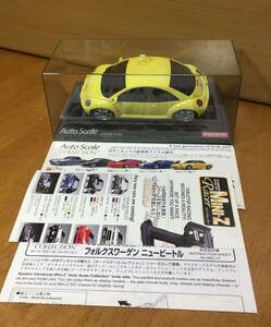 【京商】ミニッツレーサー VW ニュービートル オートスケールコレクション　VW New Beetle Yellow