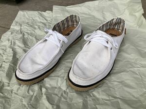 VANS バンズ　スニーカー　27.5cm 白　ホワイト　キャンバス　中古　夏靴