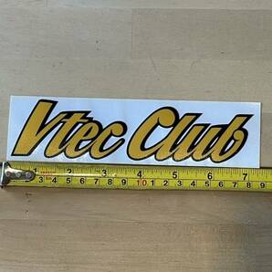 VTEC CLUB ステッカー 本物 JDM USDM CIVIC INTEGRAの画像5