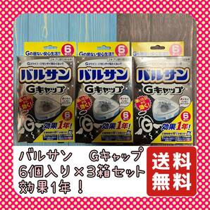 バルサン Gキャップ 6個入り 3箱セット 1年間効果持続！ 置くだけ！ 送料無料の画像1