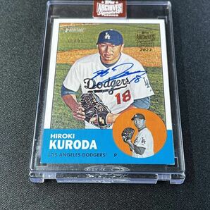 90枚限定 2023 Topps Archives Signature Series 黒田博樹 直筆サインカード 直書き ドジャースの画像2