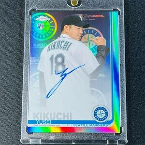 499枚限定 2019 Topps Chrome 菊池雄星 直筆サインカード リフラクターパラレル ルーキーカード 直書き