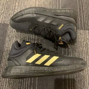 超美品adidasアディダスDROSE11黒金31cm