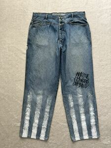 USA производства size38 MARITHE & FRANCOIS GIRBAUD THE STONE WASHED made in USA джинсы Buggy картина Мали te franc sowa Jill bo-