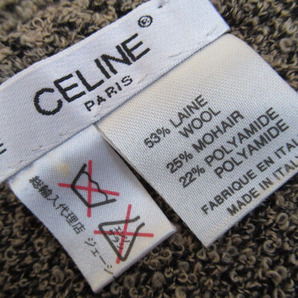CELINE セリーヌ ツイード調 コート ワンピース マフラー セットアップ 38 Sizeの画像5