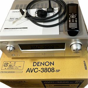 中古美品 AVアンプ AVC-3808-SP プレミアムシルバー 元箱付き