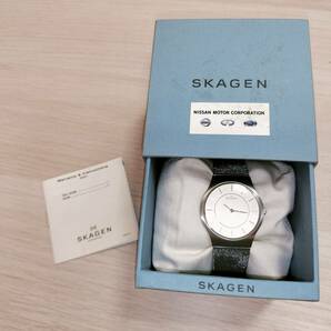 【未使用・稼働中】 スカーゲン SKAGEN 腕時計 NISSAN メンズの画像2