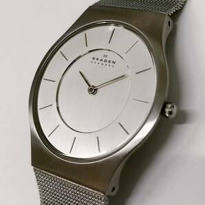 【未使用・稼働中】 スカーゲン SKAGEN 腕時計 NISSAN メンズの画像4