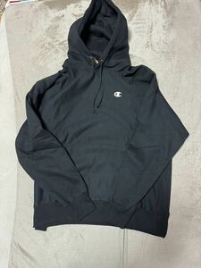 Champion リバースウィーブ スウェットパーカー プルオーバー reverseweave XL ブラック us企画