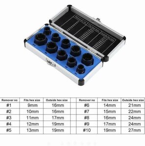 10点ナットセット ナットツイスター ナット取り外し 箱付き