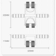 腹筋ローラー ダイエット器具 室内トレーニング 筋肉 肩こり解消 フィットネス_画像2