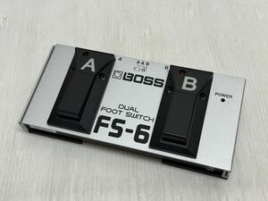 BOSS DUAL FOOT SWITCH FS-6 フットスイッチ 通電確認のみ