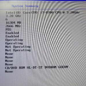 Lenovo ThinkCentre M720t 第8世代CPU i7-8700/メモリ16GB/HDDなし/グラボ：GeForce GT 730の画像6