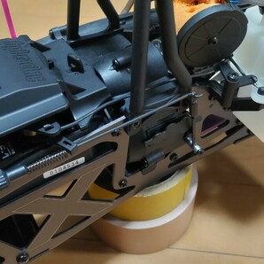 hpiracing★HPI SAVAGE X 4.6★サベージ★モンスタートラック★シャーシ★メカ付き★現状★タミヤ製エンジンの画像9