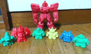 1989 年代　SD ガンダム　ガン消しサンライズビックまとめ売り　ジャンク品　