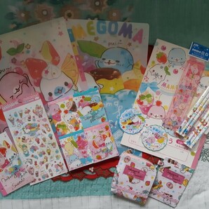 ★まめゴマちゃん★Mamegoma Love Sweets ! 文具類・豪華14点セット(店頭未陳列の保管品)の画像1