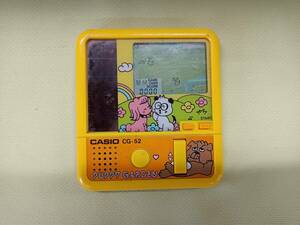 QAZ13065★稀少　レア　動作品　CASIO カシオ CG-52　PUPPY GARDEN ゲームウォッチ 1984年　当時物　通電　動作OK