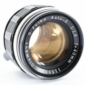 Olympus G.Zuiko Auto-S 40mm F1.4 MF standard Lens 単焦点 標準 レンズ / オリンパス PEN F FT用 ハーフカメラ用 交換レンズ ※訳有 #627の画像3