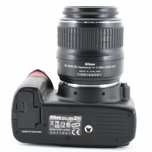 動作確認済 Nikon D40 AF-S 18-55mm F3.5-5.6 G II 標準レンズ付 デジタル一眼レフカメラ ニコン バッテリー,チャージャーなし 激安 #8631の画像7