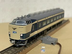 TOMIX 98608 JR 583系電車（JR東日本N1・N2編成・床下黒色）セット より クハネ583-17 バラ マーク交換