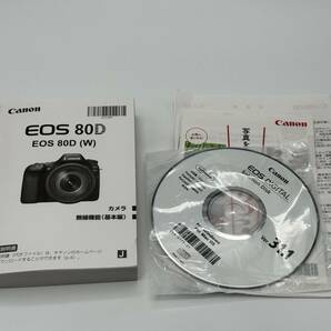 キャノン EOS 80D ★完動品★ ボディ、バッテリー、充電器付の画像2