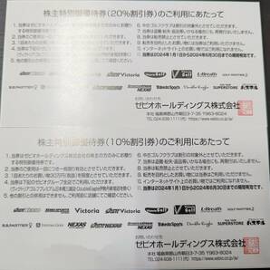 【送料無料】ゼビオホールディングス 株主優待券20%オフ券1枚、10%オフ券4枚 有効期限 2024年6月30日の画像2