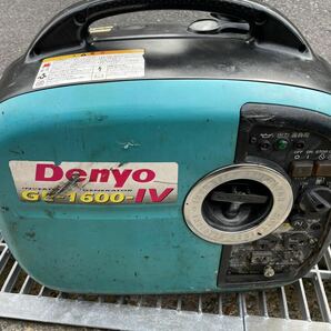 Denyo インバーター 発電機 GE-1600-IV デンヨー キャブレターO/H済実動中古品の画像1