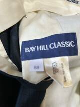 【美品】 BAY HILL CLASSIC ゴルフ カジュアル スラックス サイズ88cm 2タック 紺系のチェックのおしゃれカラーです。_画像8