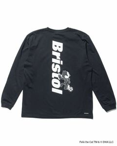 L 新品 送料無料 FCRB 23AW FELIX THE CAT SUPPORTER L/S TEE BLACK SOPH SOPHNET F.C.R.B. ブリストル BRISTOL F.C.Real Bristol ロンT