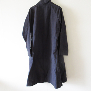 えみおわす / 前かぶせロングコート NAVY / レディース 羽織り カシュクールコートの画像2