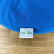 ec423 美品 展示品 ディスプレイ Yogibo ヨギボー ムーンピロー ブルー 青 枕 睡眠 ポリエステル58% コットン31% ポリウレタン11%_画像2