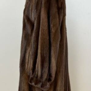 デミバフミンク ロングコート 95㎝ 裾スカラップ仕様 SAGAMINK ROYALの画像3