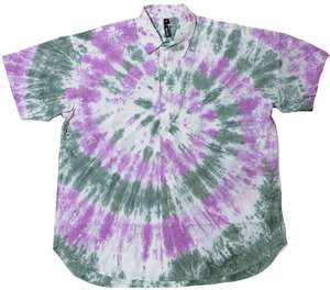 Silas (Silas) Tie-Dye S/S Рубашка с коротким рубашкой M размер фиолетовый номер продукта: 110232014002 Dyed Tai Dai