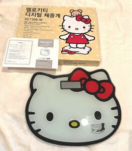 sanrio公式ライセンス品　サンリオ　ハローキティー　キティちゃん体重計GC1308-W