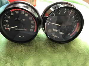  Kawasaki W3 speed meter tachometer 