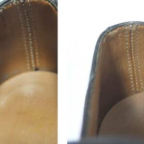 英国製 CHEANEY チーニー ストレートチップ レザーシューズ 黒 ５1/2 革靴の画像9