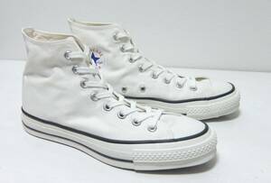 日本製 コンバース オールスター ハイカット キャンバス 白黒 US7 25.5cm CONVERSE ALLSTAR HI