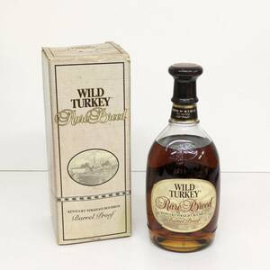 1円〜/未開栓/レア WILD TURKEY RareBreed 750ml 110Proof ワイルドターキー レア・ブリード 750ml 55％