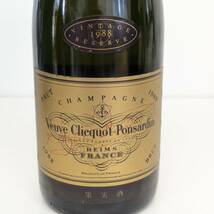 1円~/Veuve Clicquot Ponsardin VINTAGE 1988 RESERVE ヴーヴ クリコ ポンサルダン 750ml 12% シャンパン 希少_画像4