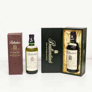 1円〜/Ballantine's バランタイン 17年 ベリーオールド 750ml 43% 2本セット/木箱付 スコッチウイスキー 未開栓 古酒