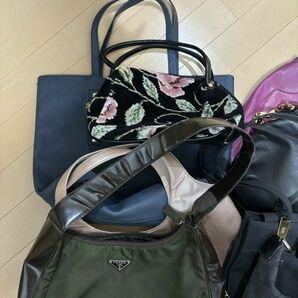 【1円スタート】【ジャンク】レディース バッグ まとめ 10点 PRADA プラダ GUCCI グッチ JM01の画像5