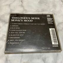 CD 中古品 セロニアス・モンク モンクス・ムード h65_画像4