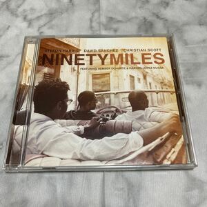 CD 中古品 STEFON HARRIS DAVID SANCHEZ CHRISTIAN SCOTT NINETYMILES i15