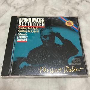 CD 中古品 ブルーノワルター BRUNO WALTER BEETHOVEN:SYM7&8 j41